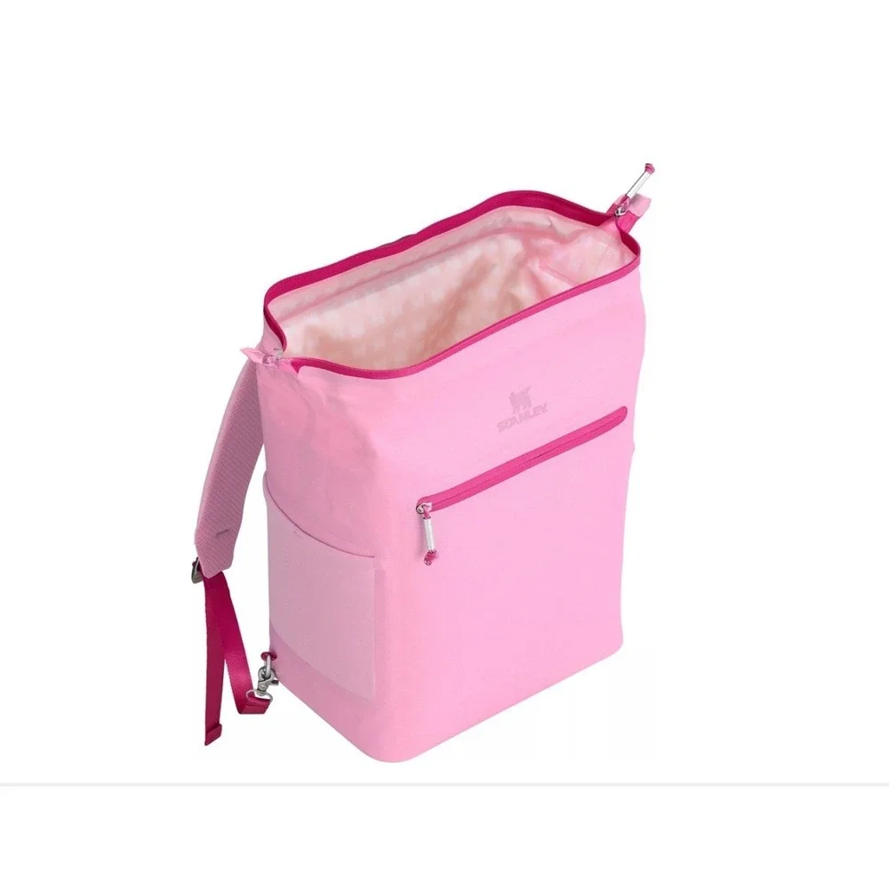 Stanley All Day Madeleine Midi Cooler Backpack Peony Insulated Cooler NWT - Picture 2 of 5